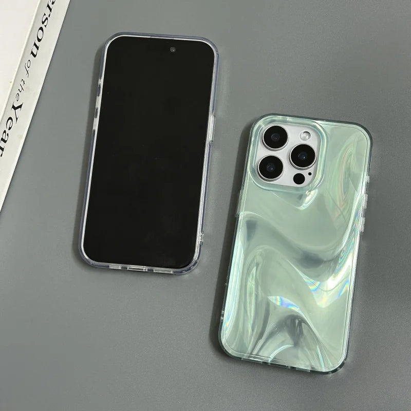 Fashion Gradient Water Ripple Pattern Phone Case