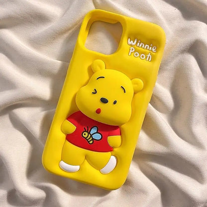 Kuromi Kitty Stitch Silicone iPhone Case