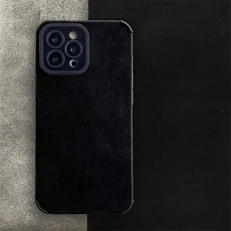 Luxury Matte Cortex Leather Phone Case