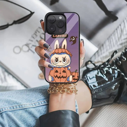 Cartoon Labubu Glossy Phone Case
