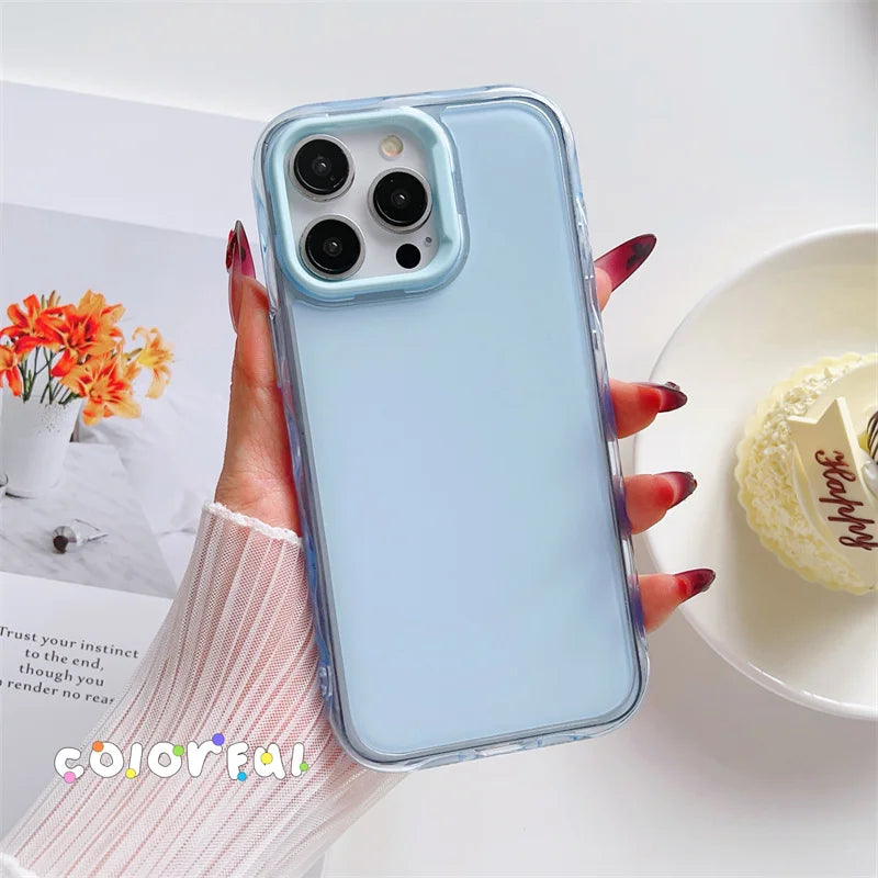 Candy Color Jelly Transparent Shockproof TPU Phone Case New