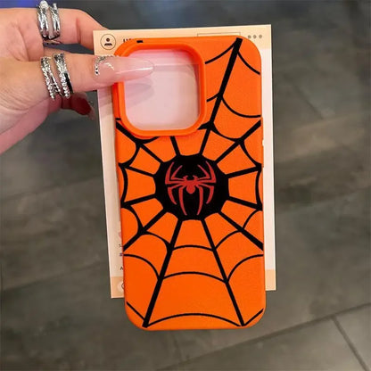 Marvel Spider Man Spider Net Leather Phone Case