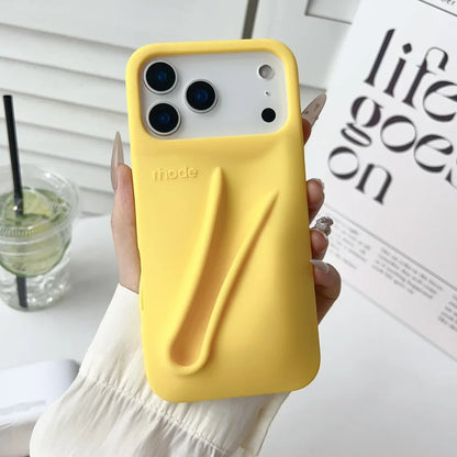 Rhode Holder Silicone Lipstick iPhone Case
