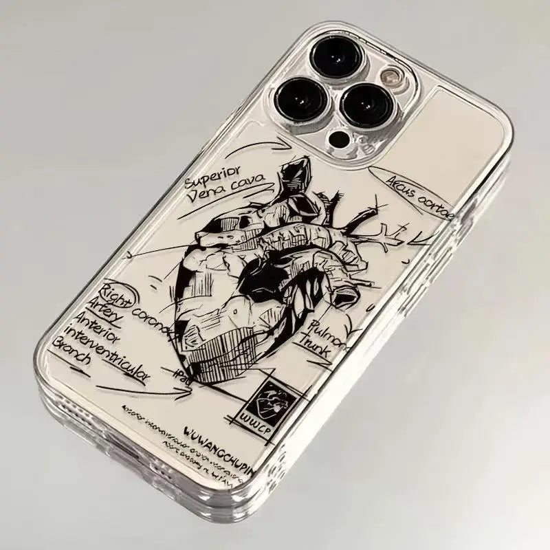 Creative Cardiovascular model Heart Medical Phone Case