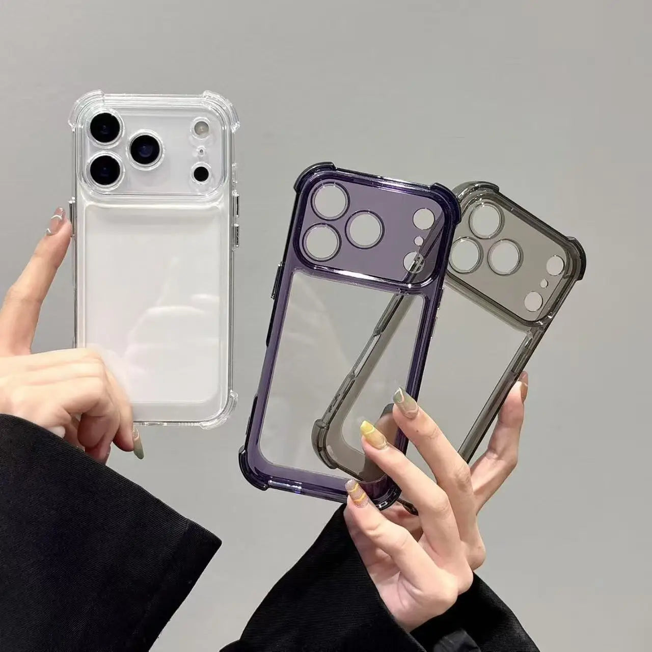 Luxury Shockproof Transparent Phone Case