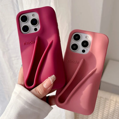 Rhode Holder Silicone Lipstick iPhone Case