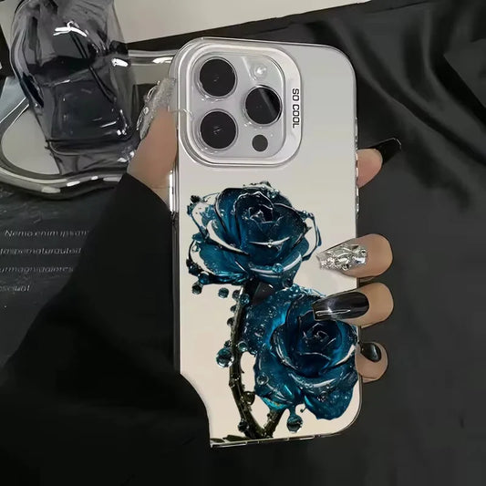 Black Gold Rose Phone Case