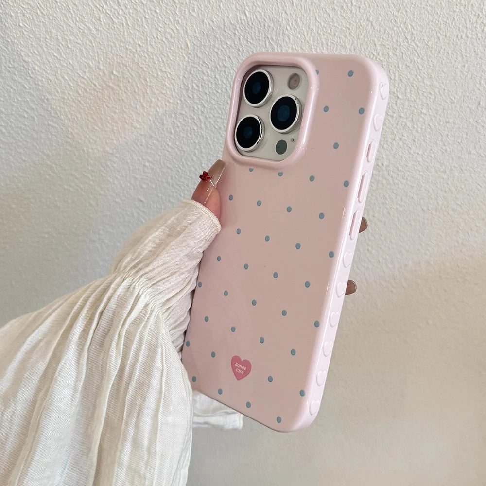INS Polka Dot Small Fresh Mobile Phone Case