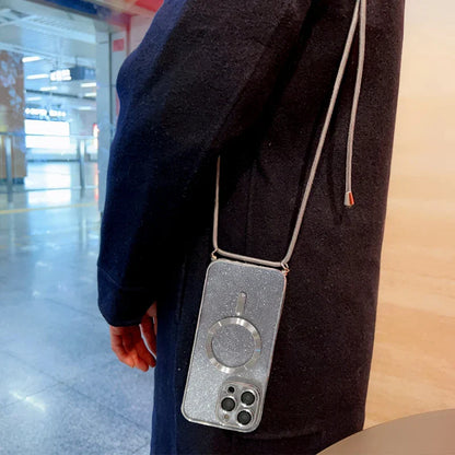 Crossbody Lanyard Magnetic Full Lens Protect Case for iPhone