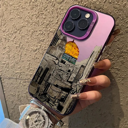 Building Silhouette Design Print Phone Case