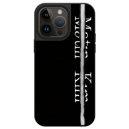 Fashion Imitation Denim Mirror Hard Phone Case