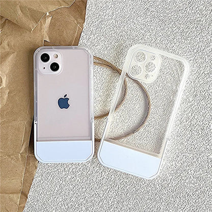 Clear Stand Holder Case for iPhone