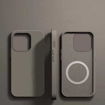 Magsafe Liquid Silicone Magnetic iPhone Case