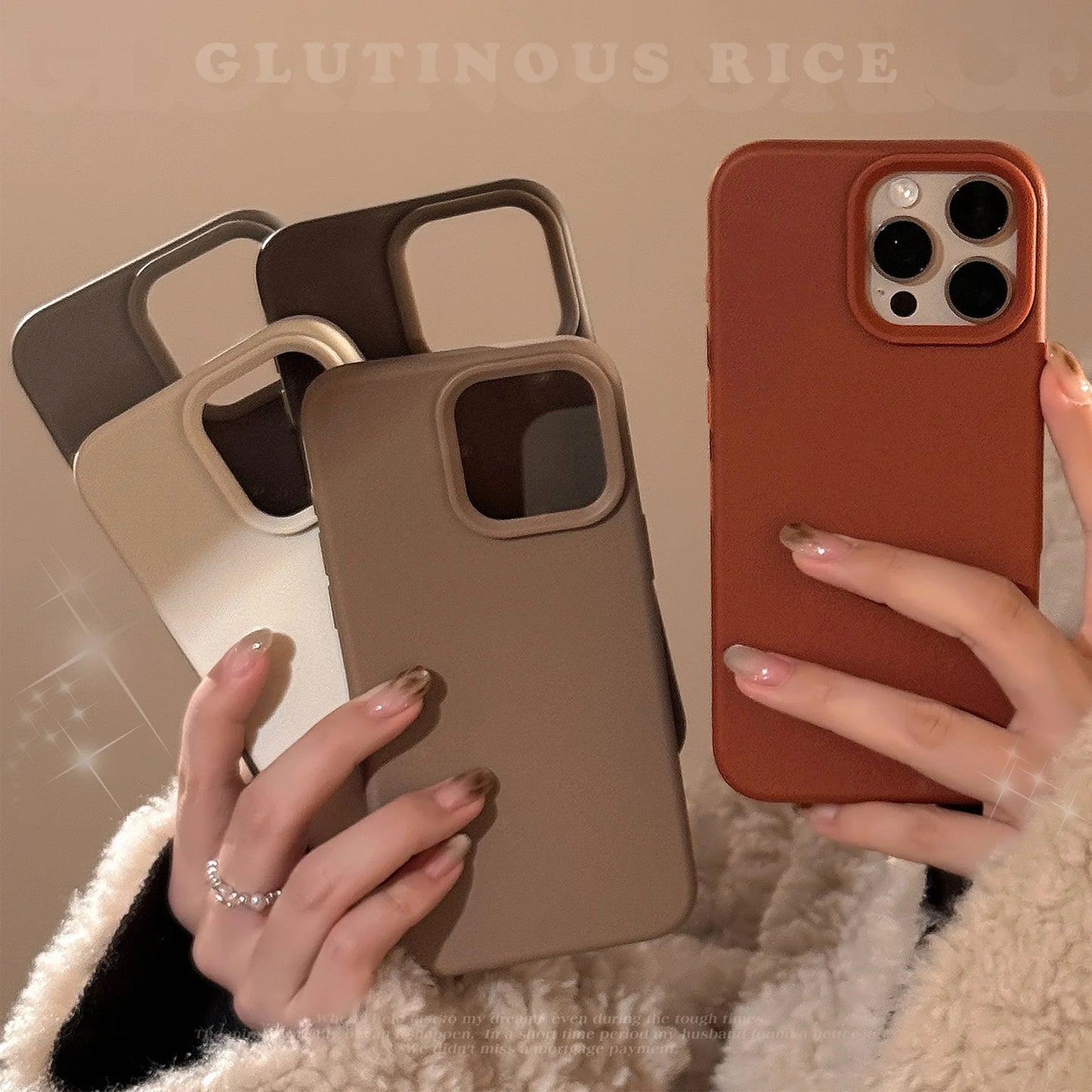 Luxury Silicone Plain Soft Phone Case