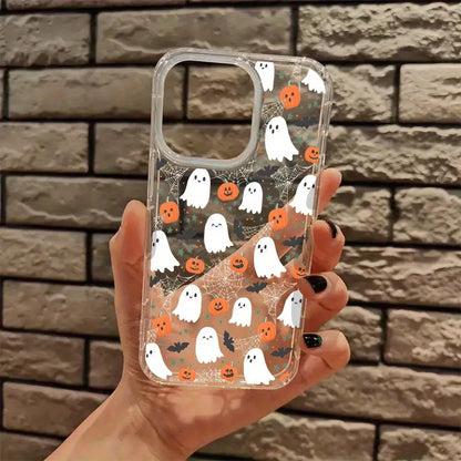 Spooky Pumpkin Transparent Phone Case Phone