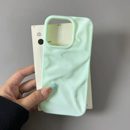 Fashion Ripple Texture Glossy Phone Case