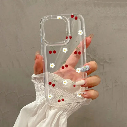 Patterned Printed Simple Transparent Phone Case