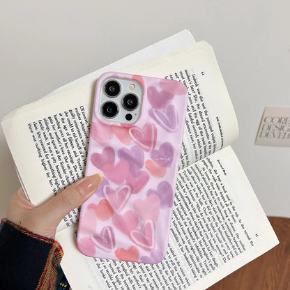 Luxury Love Heart Soft Shockproof Bumper Fashion Phone Case