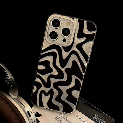 Luxury Laser Wave Pattern Phone Case Cover
