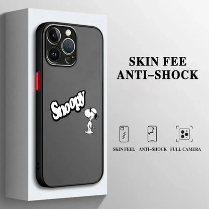 Snoopy Astronaut Cartoon Phone Case for iPhone