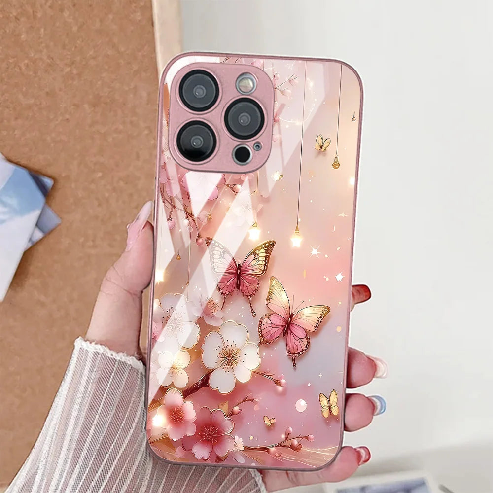 Butterfly Leopard Print Phone Case