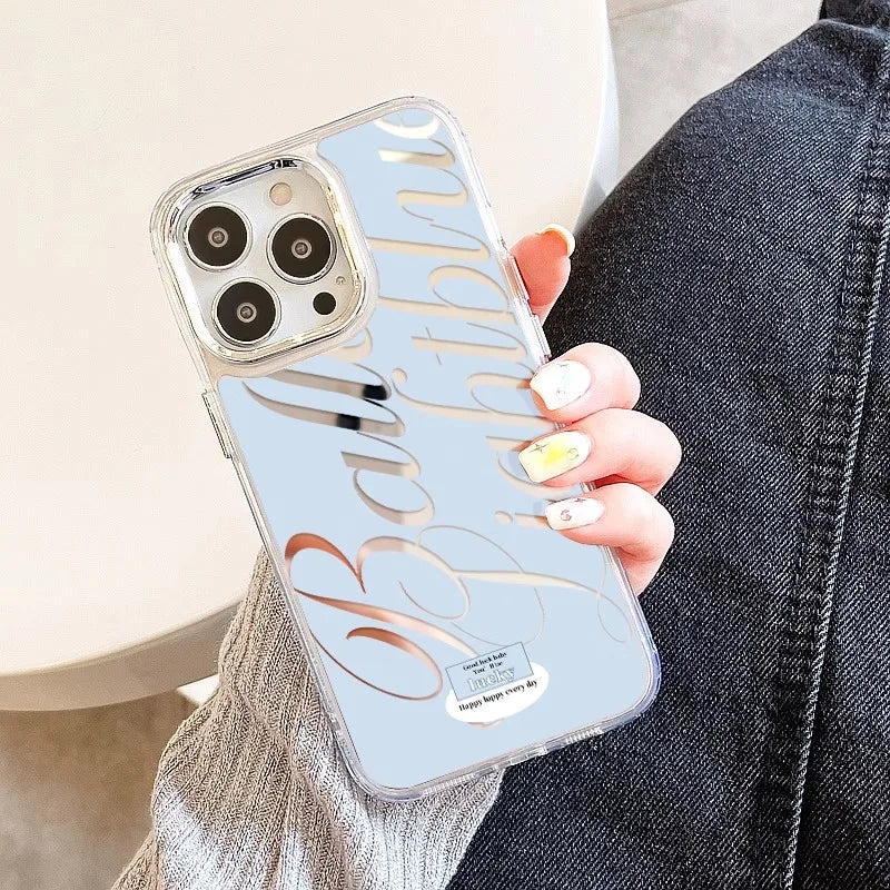 Chrome Cutout Mirror Glossy Full-Body Slim Phone Case