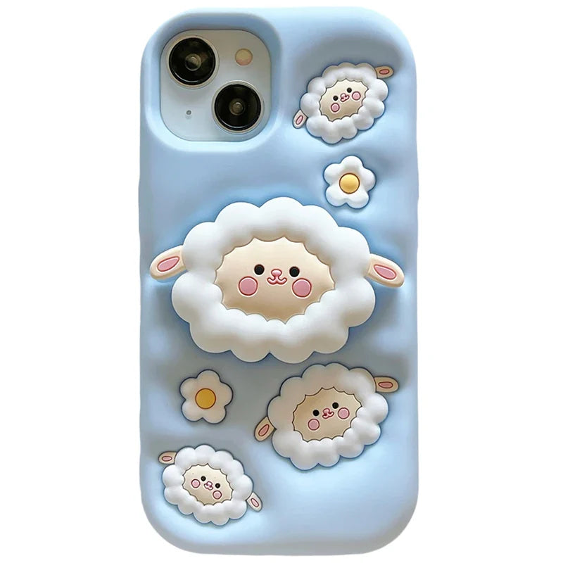 Sheep Stand Phone Case for iPhone