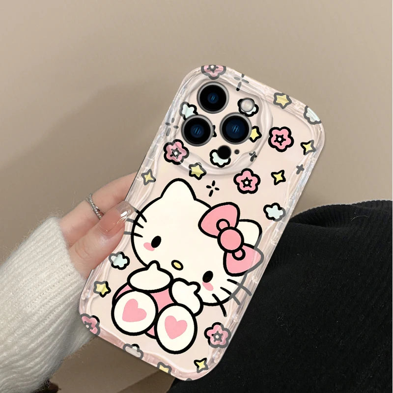 Cute Pink Hello Kitty Phone Case