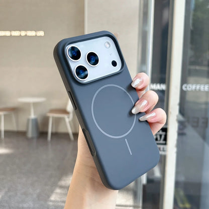 Official Orange Silicone Magnetic For Magsafe Phone Case