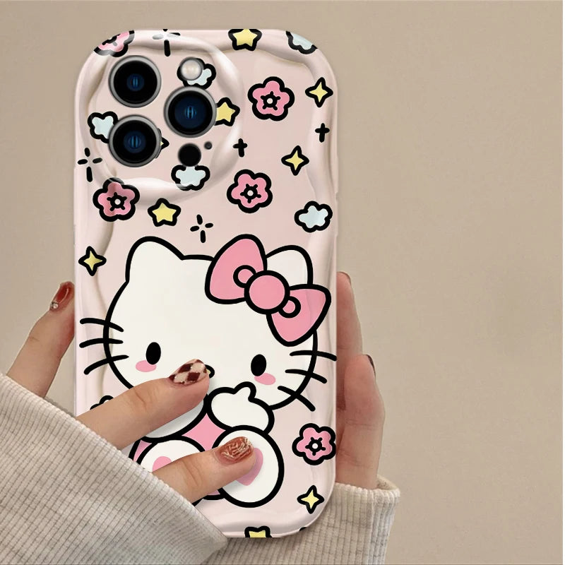 Cute Pink Hello Kitty Phone Case