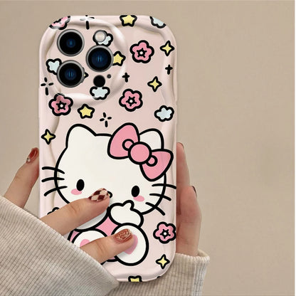 Cute Pink Hello Kitty Phone Case