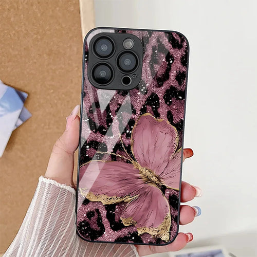 Butterfly Leopard Print Phone Case