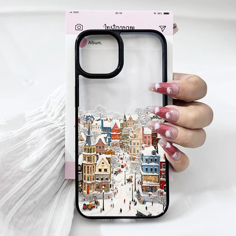Merry Christmas Beautiful Winter Snow Phone Case