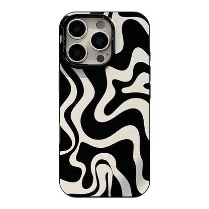 Black White Zebra Stripe Pattern Phone Case