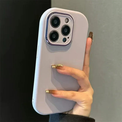 Luxury Cute Soft Silicone Candy Color Phone Case
