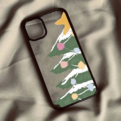 Christmas Tree Santa Claus Clear Phone Case New