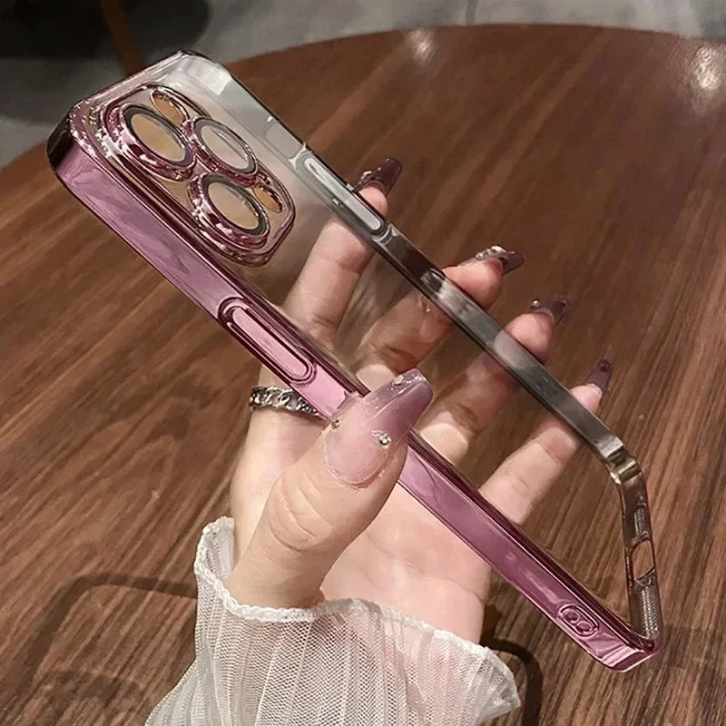 Luxury Plating Clear Phone Case