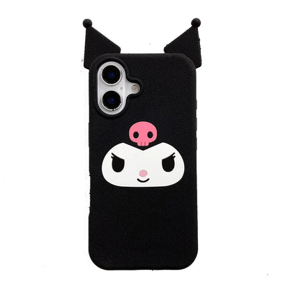 Japan Ins Cute 3D Cartoon Kuromi Phone Case