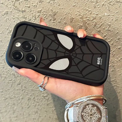 Cool Spider Man Plain Multistep TPU Soft Phone Case