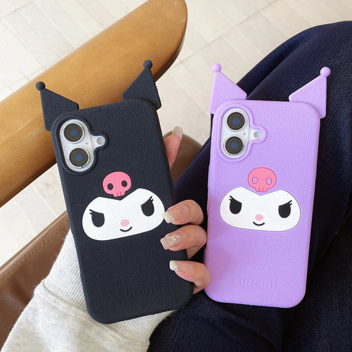 Japan Ins Cute 3D Cartoon Kuromi Phone Case