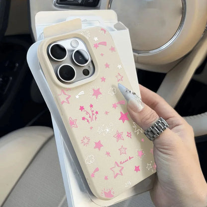 Cute Star Silicone Phone Case