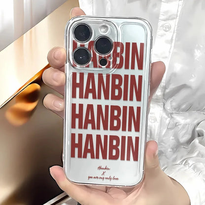 Women Simple Luxury Clear Case Phone Case