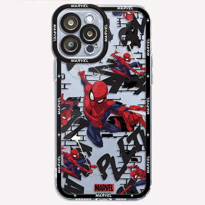 Marvel Venom Spiderman Clear iPhone Case