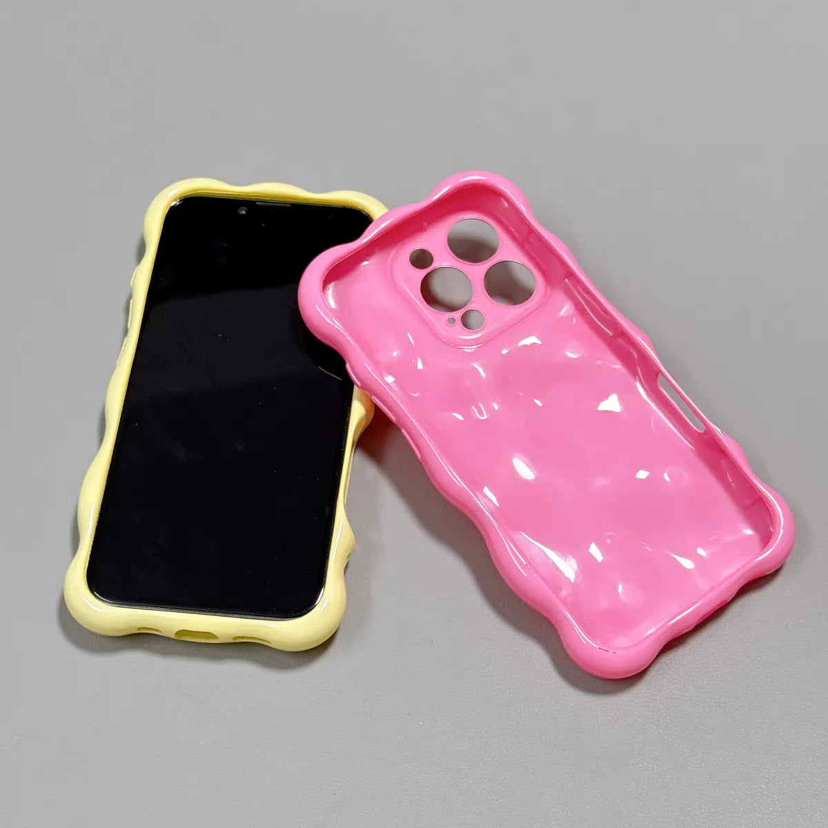 Fashion Meteorite Wave Bubble Silicone Phone Case