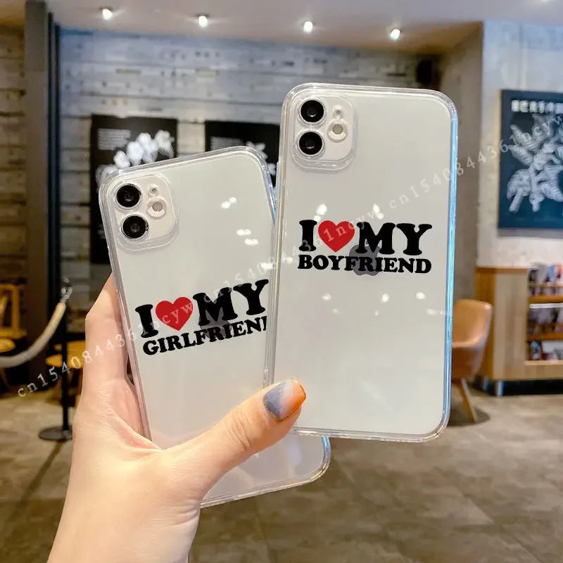 Cute Funny I Love My Girlfriend Phone Case