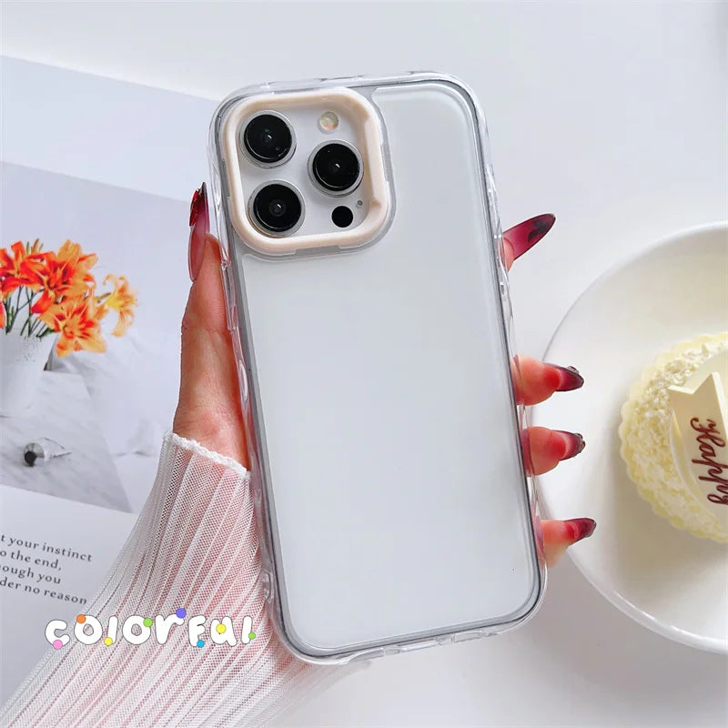 Candy Color Jelly Transparent Shockproof TPU Phone Case New