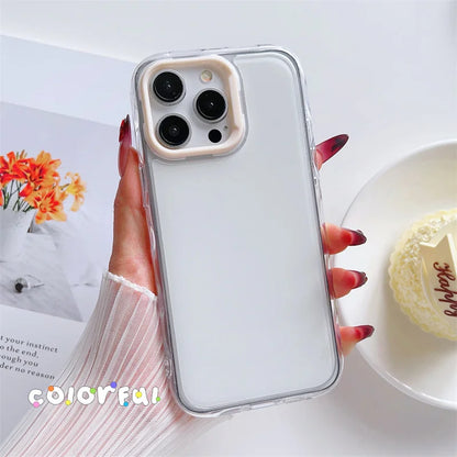 Candy Color Jelly Transparent Shockproof TPU Phone Case