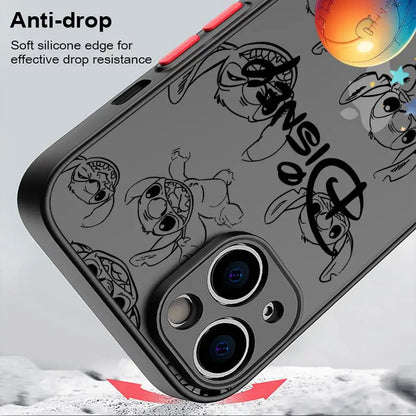Disney Stitch Shockproof Phone Case for iPhone