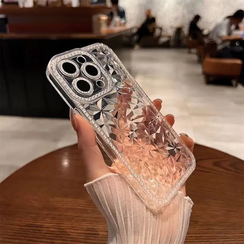Crystal Glitter Diamond Pattern Phone Case