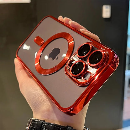 Plating Clear Magsafe iPhone Case